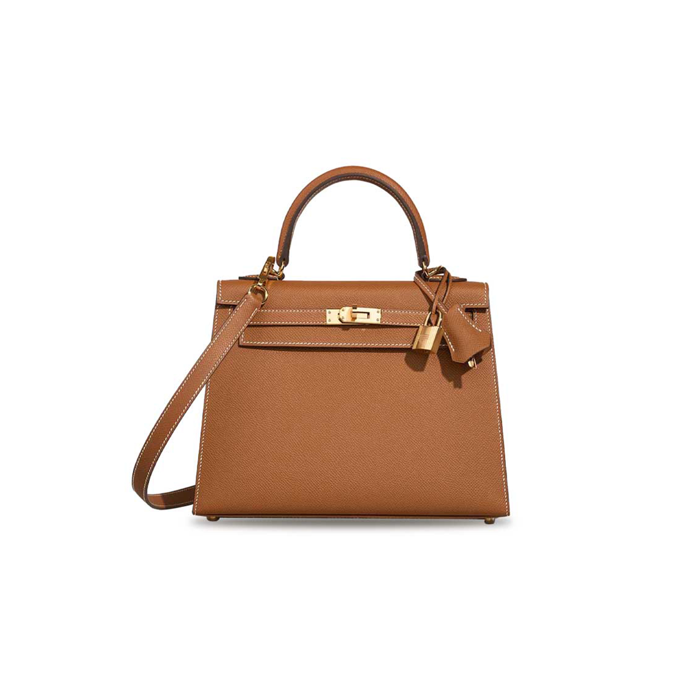 HERMÈS MASTER KELLY 25 EPSOM GOLD (25*17*7cm)